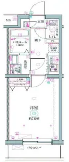 クレヴィスタ立石Ⅱ【2階】の間取り
