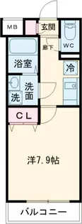 クレヴィスタ立石Ⅱ【3階】の間取り