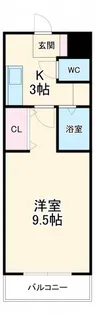 A・City明治本町【2階】の間取り