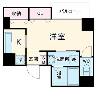 NET LIFE本町【6階】の間取り