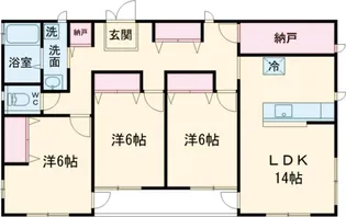 エクスパンド【201号室】の間取り