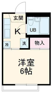 リリーズハウス相模大野【1階】の間取り