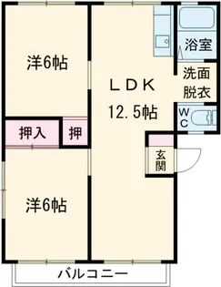 サンライフ本町田【201号室】の間取り
