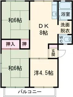 サンライフ本町田【202号室】の間取り