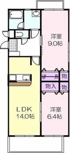 レジデンス緑ヶ丘【201号室】の間取り