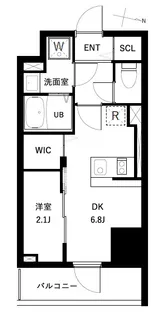 アーバンパーク扇大橋【5階】の間取り