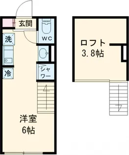 STELLA【1階】の間取り