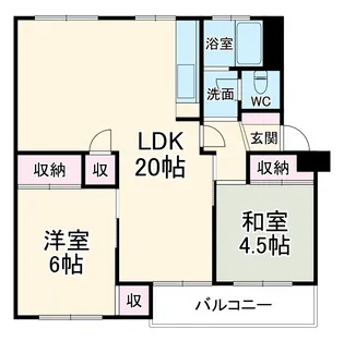 小幡ハイツ【205号室】の間取り