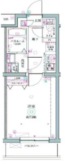 クレヴィスタ立石Ⅱ【1階】の間取り