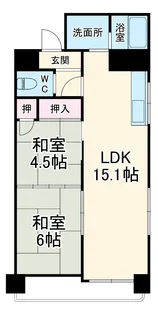 アーバンライフ7TH【6階】の間取り