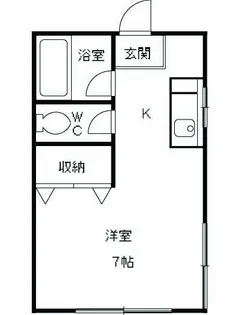 ファーストパレス金森2【202号室】の間取り