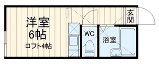 ユナイト黄金町リッチフィールド【201号室】の間取り