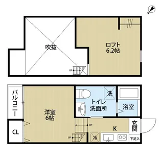 eins【2階】の間取り