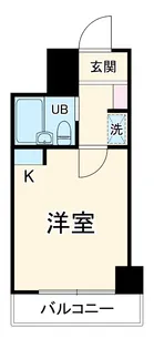 スカイコート横浜真金町【8階】の間取り