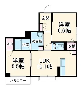 レジデンシア湘南茅ヶ崎【3階】の間取り