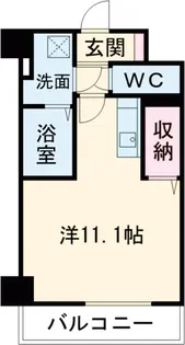 ラミューズ宇都宮ウエスト【606号室】の間取り