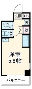シーサイドビラ鵠沼【4階】の間取り