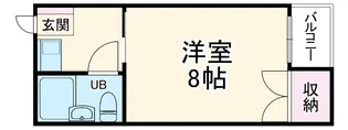 ナカジマM2【201号室】の間取り