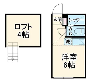 ユナイト千年アンデルセン【2階】の間取り