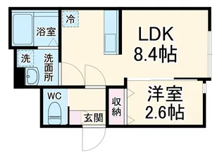 KEIAI RESIDENCE 上尾Ⅳ【1階】の間取り