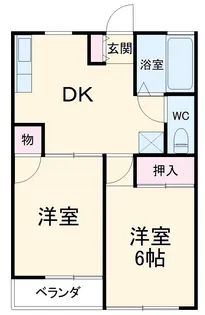 ドミール杉田【2階】の間取り