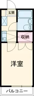 ハイム尾嵜小金井B棟【1階】の間取り