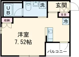 Skuld墨田緑【301号室】の間取り