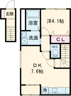 アルデバラン348【2階】の間取り