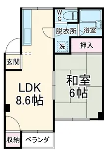 京第一マンション【2階】の間取り