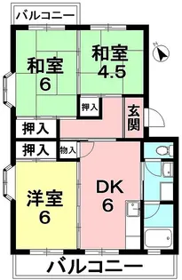 ポゼッション北【102号室】の間取り