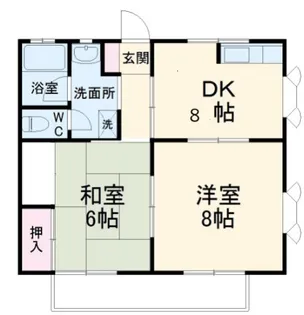 アベニュー泉【205号室】の間取り