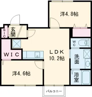 THE HALE【2階】の間取り