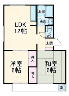ハイツ明和A棟【205号室】の間取り