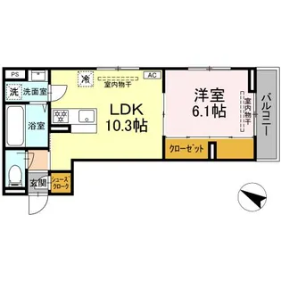 Pear Residence【3階】の間取り