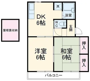 メゾン槙【2階】の間取り