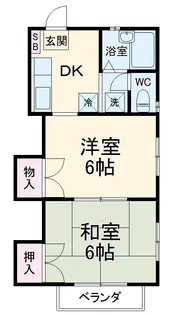 カーサK Ⅱ【2階】の間取り
