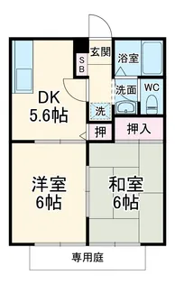 ディアネス【1階】の間取り