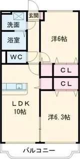 ユーミーボナールII【3階】の間取り