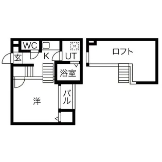 Creo高畑弐番館【1階】の間取り