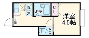 メルディア与野本町【1階】の間取り