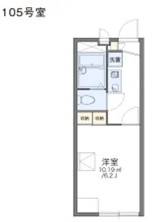 レオパレス山城【202号室】の間取り