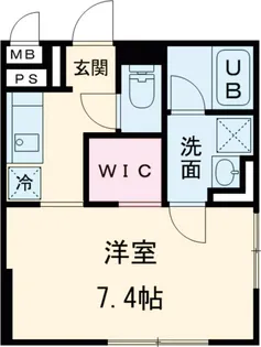 LEGALAND武蔵小山ANNEX【2階】の間取り