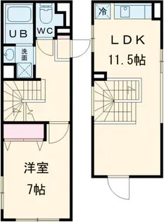 LEGALAND武蔵小山ANNEX【4階】の間取り