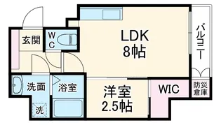 Krystal Fimeth 2番館【4階】の間取り