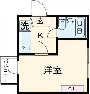 スカイコート小金井【2階】の間取り
