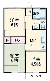 エクセランC【2階】の間取り