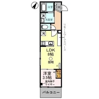 グレイスグリーンヒルズ【1階】の間取り