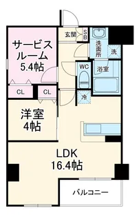 フィルージュ浦和常盤【2階】の間取り