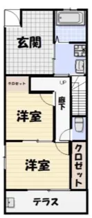 シーサイドテラス一宮【3号室】の間取り