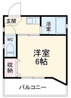 コートハウスⅠ【2階】の間取り
